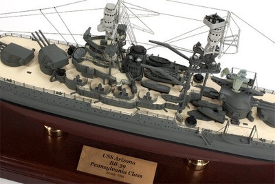 1:350 WWII USN USS ARIZONA BB-39 1/350