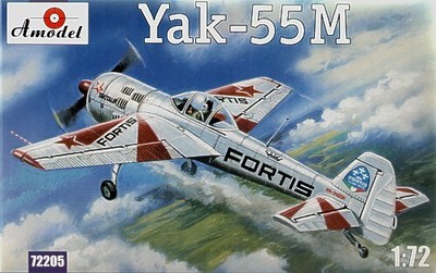Amodel 72205 Yak 55 M Aircraft Scale 1/72 Hobby Plastic Kit NEW