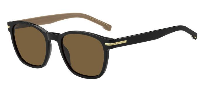 Pre-owned Hugo Boss Glasses Sunglasses  1505/s 807 (70) Black In Blue