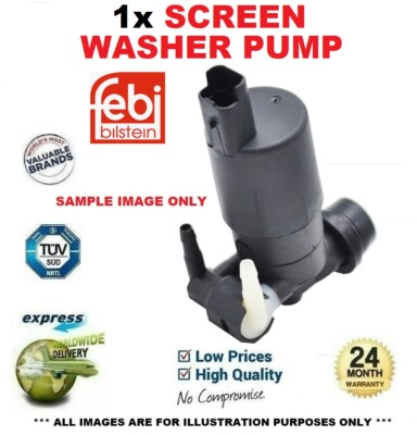 1x WINDSCREEN WASHER PUMP for VW SCIROCCO 2.0 TDI 2010-2017