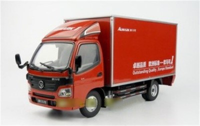 FOTON Foton Aumark 1 light cargo truck red 1/24 DIECAST Truck Pre-built Model