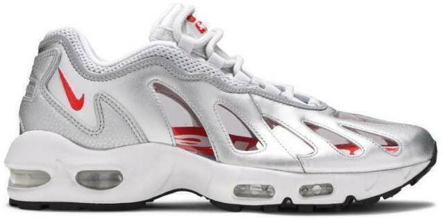 Мужские кроссовки Nike Air Max 96 Supreme Silver Bullet, размер 7, Новые кроссовки Nike CV7652-001