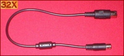 Sega 32X Mixing Data Link Patch Connector Cable for Sega Genesis 1 System NEW
