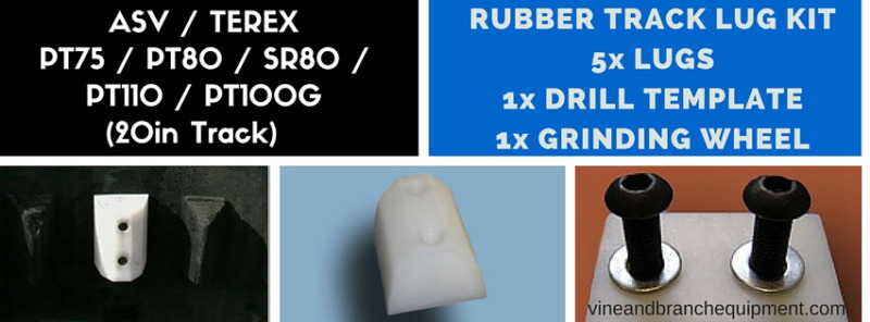Rubber Track Repair Kit  Asv / Terex  / Sr80 / Pt80 / Pt75 / Pt110 (20in Wide)