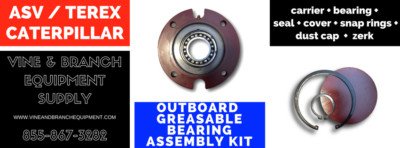 GREASEABLE OUTBOARD BEARING ASSEMBLY ASV /  Terex  / RC50 / PT50 / RC60 / PT60