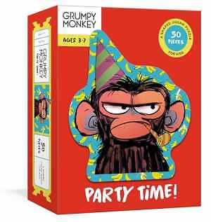 Grumpy Monkey Party Time! Puzzle: A 50-Piece - Game, by Lang Suzanne - New h