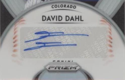 2019 Panini Prizm - David Dahl #GB-DD