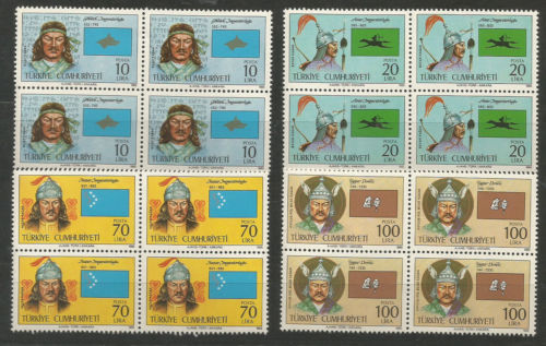 En excelente estado nunca abisagrado/estampillada sin montar o nunca montada Sellos turco patriótico de Franqueo