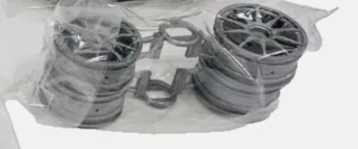 Tamiya Ford Mustang / VW Scirocco/Golf Grey GTI Wheels Xray/HPI/Kyosho/Traxxas