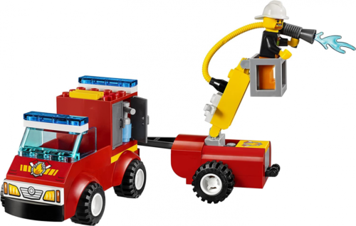 LEGO Juniors Fire Patrol Suitcase 10740 Toy for 4-7-Year-Olds Multicolor