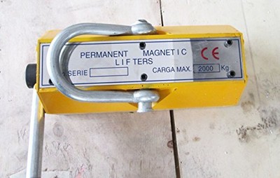 2000 KG Steel Magnetic Lifter Heavy Duty Crane Hoist Lifting Magnet 4400lb