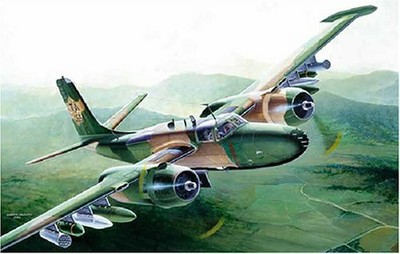 Tamiya Italeri 1249 1/72 Douglas B-26K Counter Invader Plastic Model
