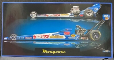 VRHTF NHRA ''TOM THE MONGOOSE MCEWEN HOT WHEELS PAST & FUTURE STICKER 3.5 X 7''