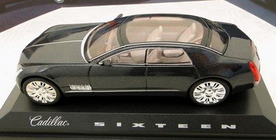 NOREV 1:43 AUTO DIE CAST CADILLAC SIXTEEN MIDNIGHTS GRIGIO SCURO METAL 910000