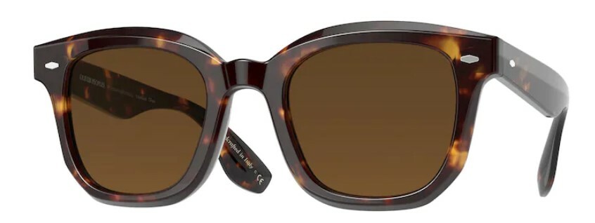 Pre-owned Oliver Peoples 0ov 5472su Filu' 165457 Dm2/true Brown Polarized Sunglasses