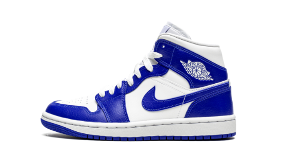 Pre-owned Jordan 1 Mid Kentucky Blue 2021 Womens