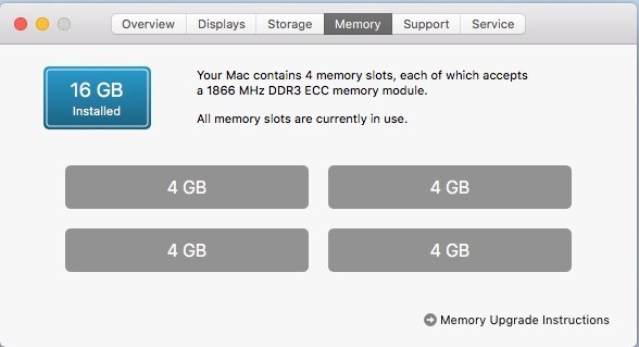 Apple Mac Pro Late 2013 - MD878LL/A - 6-Core 3.5 GHz - 16 GB-RAM - 500 GB-HDD