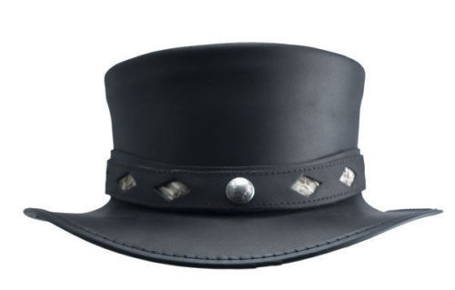 Leather Top Hats for Men