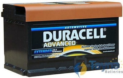 DA72 Duracell Advanced Autobatterie 12V 72Ah (100096 DA 72)