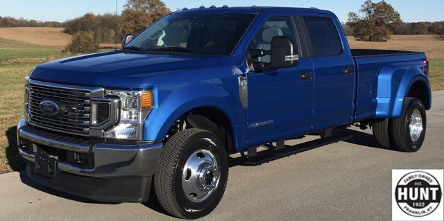 2020 Ford Super Duty F-350 Drw Xl 10 Miles Velocity Blue Metallic Crew