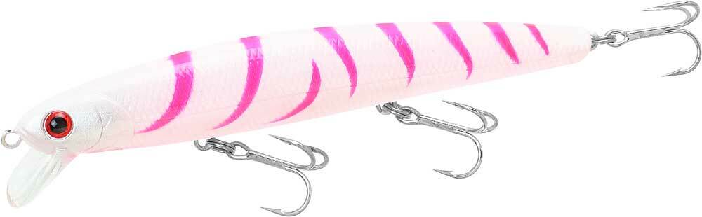 Lucky Craft SW Flashminnow 110-779sgpt Super Glow Pink Tiger for sale online
