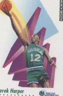 1991-92 Skybox Mini - Derek Harper #12