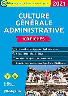 Culture générale administrative : 100 fiches von Studyrama | Buch | Zustand gut