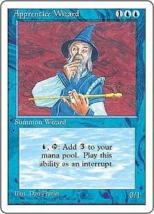 Apprentice Wizard - Fourth Edition - Creature - Human Wizard - 61