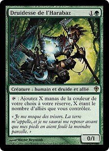 Magic Mtg - Druidesse De L'Harabaz - Worldwake - Exc - Fr