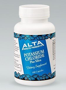 Alta Health Products 100 капсул с хлоридом калия и диоксидом кремния