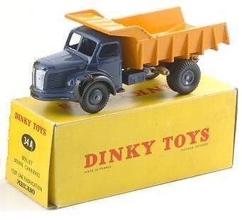 ミニカー DINKY No.34 B BERLIET GAK Dinky 34B, Berliet Flat Truck and Container - Free Price