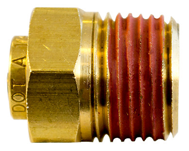 DOT AB M-Conn 3/8inTube-3/8inThr (Pack of 1)