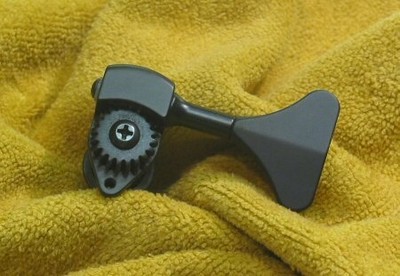 HB6Y Ultralite Y Key 3/8'' Bass Tuning Machine (Black Finish)