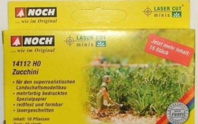 Noch 14112 HO Zucchini Laser Cut Minis (Box of 10)