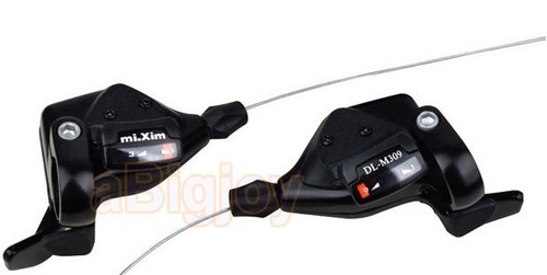 3x7//8S Thumb Shifters 21//24Speed MTB Mountain Bike Shifter Shift Levers w//Cables