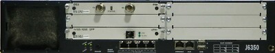Juniper Networks J-6350-JB  w/ JX-1DS3-S Card, JXU-1SFP-S, 2x YM-7421D PSU