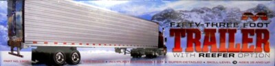 MOEBIUS 1/25 53' Trailer w/Reefer Options  MOE1302