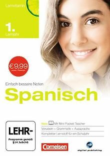 Lernvitamine Spanisch 1. Lernjahr von Schmidt | Software | Zustand sehr gut