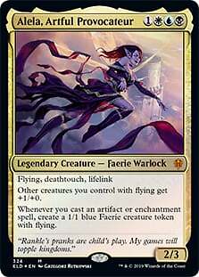 Alela, Artful Provocateur (Brawl Deck) Throne of Eldraine NM CARD ABUGames