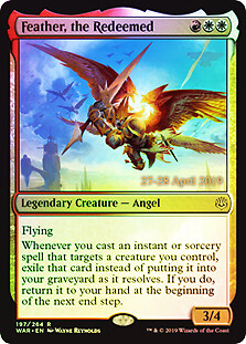 MTG - Feather, the Redeemed - Foil - Prerelease Promo, War