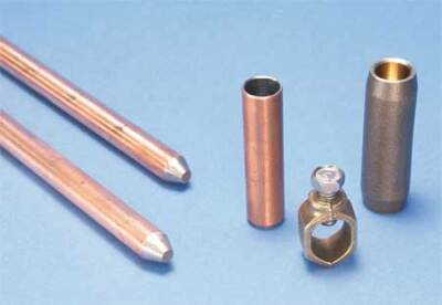 Nvent Erico Cge5cp Ground Rod Kit,5/8 In,4 Ft. L