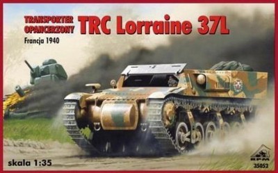 TRC LORRAINE 37L CARRIER ARTILLERY TRACTOR FRENCH MKG RPM 35052 SCALE 1/35