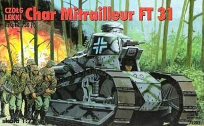 PZ.KPFW 730f / RENAULT FT 31 WW II LIGHT TANK GERMAN FRENCH MKGS 1/35 RPM