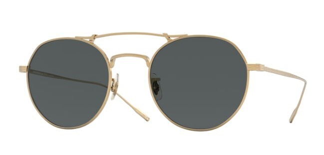 Pre-owned Oliver Peoples 0ov1309st Reymont 5292p2 Gold/midnight Express Unisex Sunglasses
