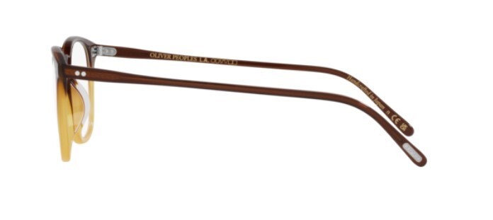 Pre-owned Oliver Peoples 0ov5491u Finley 1993 1746 Whisky Gradient Unisex Eyeglasses In Clear