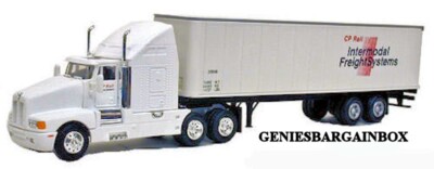 HO Scale KENWORTH CANADIAN PACIFIC (CP RAIL) BIG RIG TRUCK Model Power New 18007
