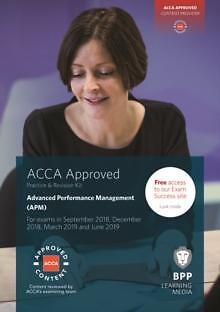  ACCA Advanced Performance Management by BPP Learning Media 9781509716722 Paperb