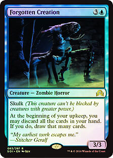 Forgotten Creation FOIL Shadows over Innistrad NM Blue Rare MTG CARD ABUGames