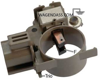 RÃ©Gulateur Pour Alternateur Mitsubishi A002t01384 / A002t01483 / A002t01583