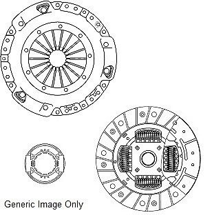 Clutch kit only for solid conversion fits SKODA SUPERB Mk2 1.9D 08 to 10 NAP New
